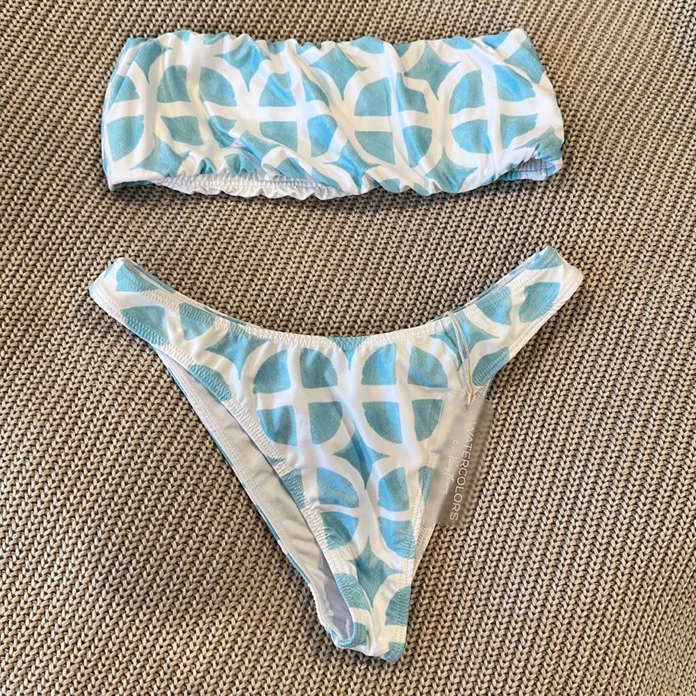New with tags Kenny flowers watercolor bikini set